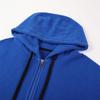 Men's Plus Size Fleece Hooded Zipper Sweatshirt with Velvet Lining