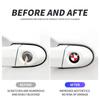 15mm Car Door Keyhole Cover Sticker Car Door Lock Keyhole Protection Stickers For BMW Performance M1 F25 F26 F15 F16 E90 E91 E92