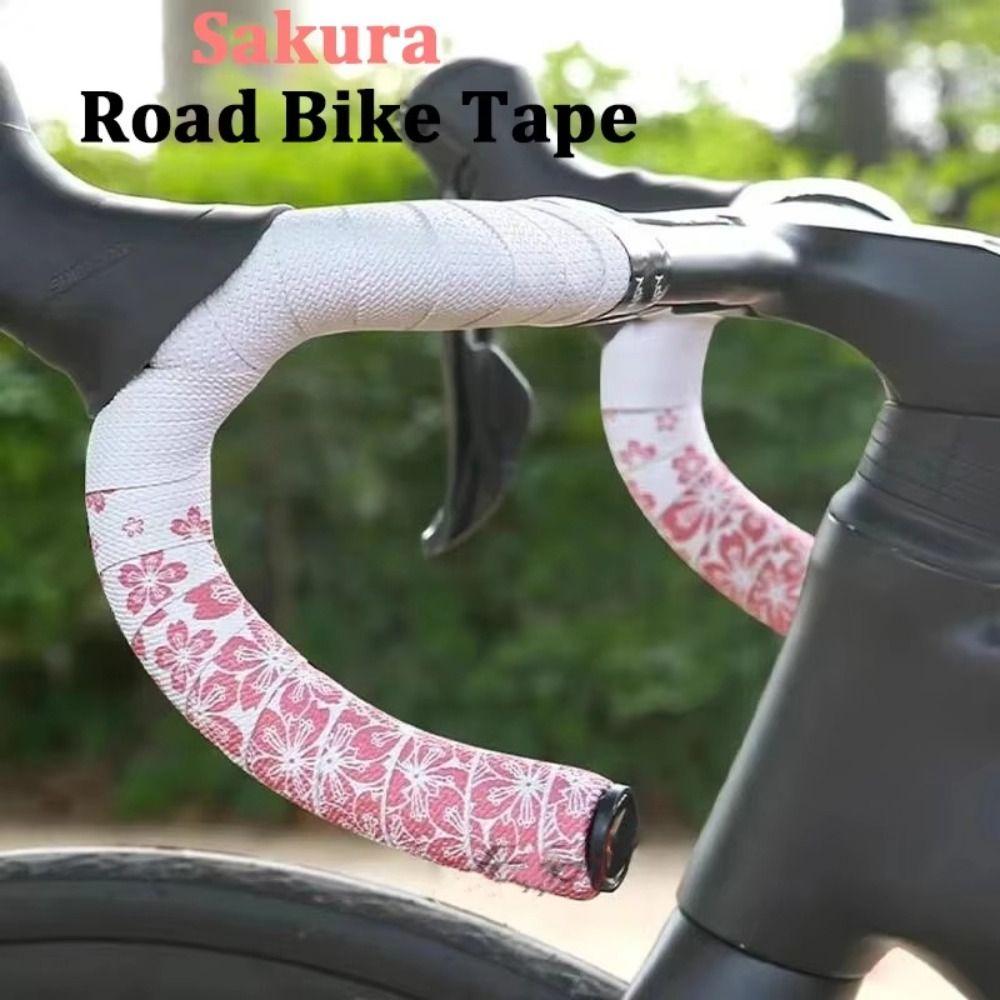 Stoßdämpfende Fahrradlenkerbanderole Kirschblüten-Fahrradlenkerband Fahrzubehör