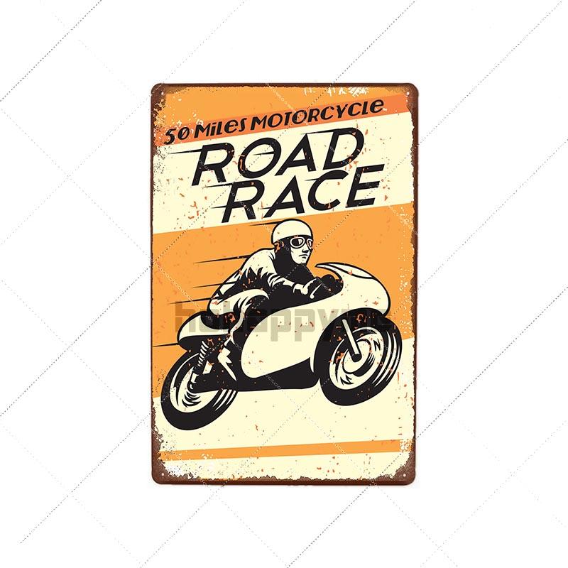 DORA Segno in Latta TT Isle Of Man Poster Metallico Retro Vintage Segni in Latta Gare di Motociclette Targhetta Piatto da Parete Pub Bar Garage Decorazione Casa xcm