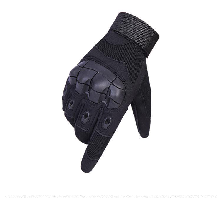 Men's Full-Finger Outdoor Tactical Gloves - Cut-Resistant, Wear-Resistant for Motorcycle Riding & Combat