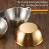 Gold/Silver Korean Style Mixing Bowl Large Capacity Food Container  Food Prep