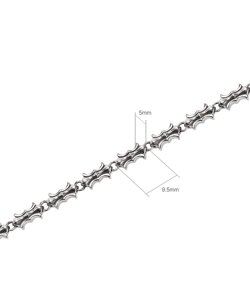 Sting925 Royal Crest Link Bracelet