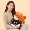 35Cm Lying Cute Dog Puppy Doll Stuffed Shiba Inu Husky Plush Toy Fluffy Appeasing Birthday Present