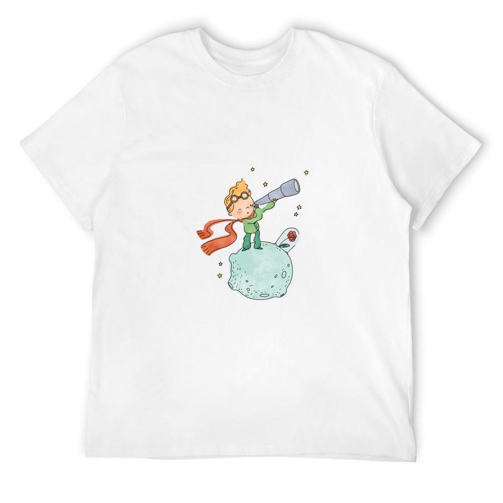 The Little Prince T-Shirt Oversized T Shirt Blouse Graphic T Shirts Heavyweight T Shirts for Men