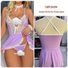 Plus Size See-Through Maid Lingerie with Quick Release Feature