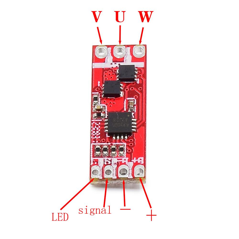 1S-2S DC 3.7V-8.4V 6A Brushless Motor Driver Board Motor Speed Controller Regulator For 1104 1106 1306 1407 1806 Brushless Motor