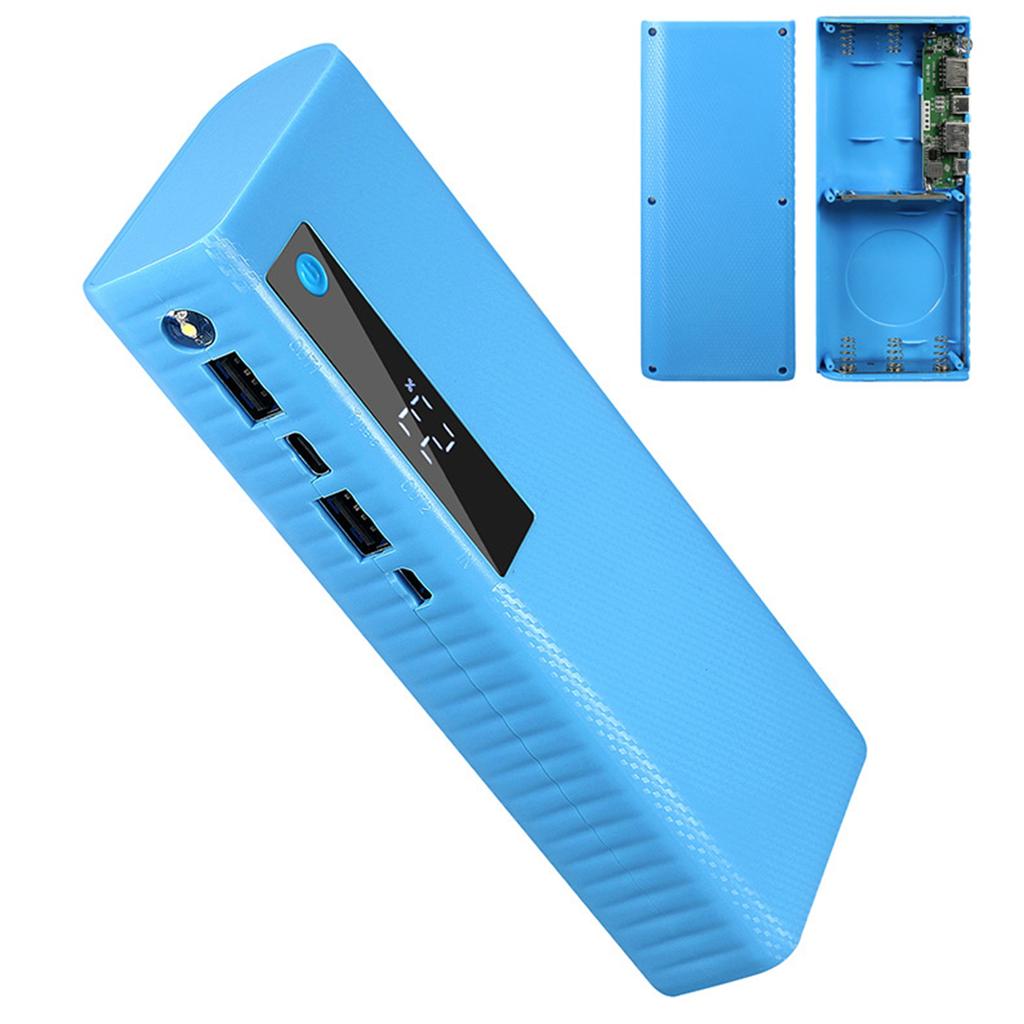 5x21700 Battery Boxes Charge Shells Mobile Power Bank Cases DIY Plastic Boxes