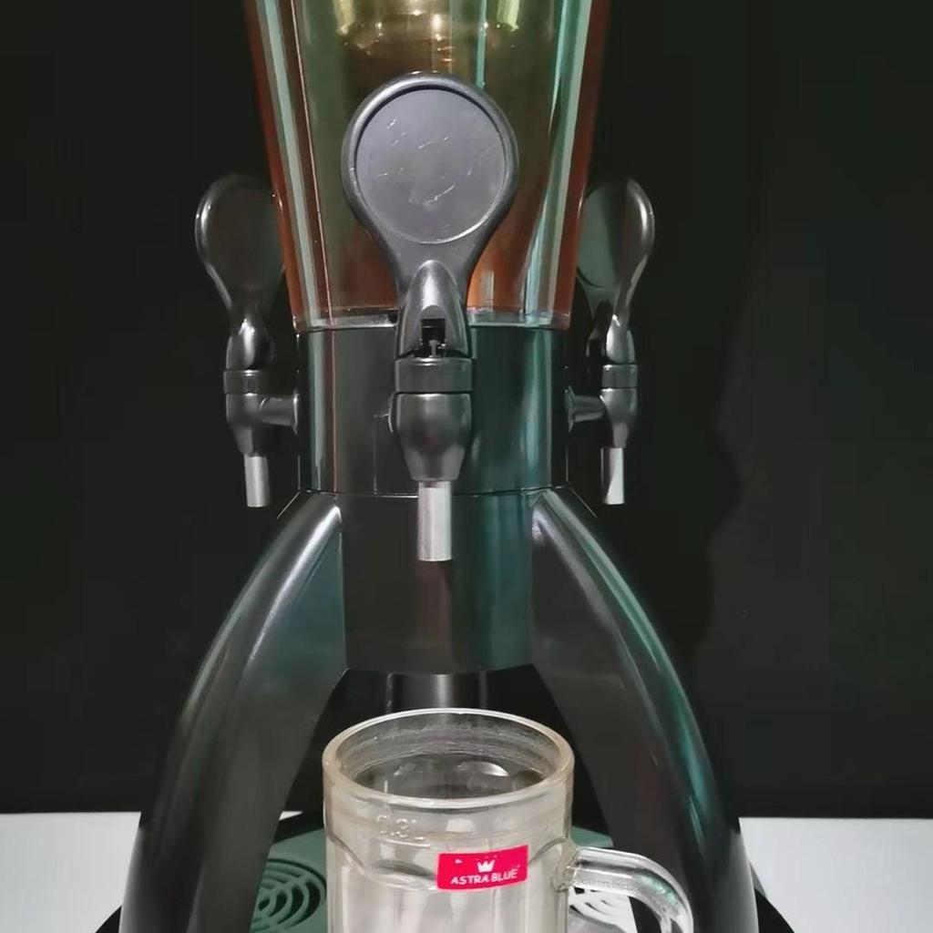 Torre per Birra e Dispenser per Succhi a 3 Rubinetti da 5L per Bar e Locali Notturni