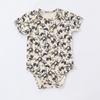 KIDDIEZOOM Infant Boy Girl 6-24 Months Fashion Print Short Sleeve Baby Bodysuits