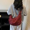 Casual Commuter Women Bag Korean Sle Foldable Soft Nylon Material Single Shoulder Crossbody Bag Trendy Design Bolsos Para Mujer