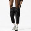 Herren-Arbeitskleidung Cropped Hosen, Entspannte gerade geschnittene Hosen
