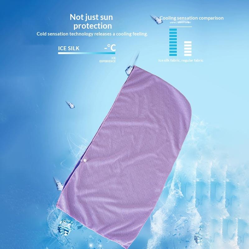 2026 Summer New Arrival Cooling Beach Shawl Sun Protection Breathable Uv Protection Sun Hat