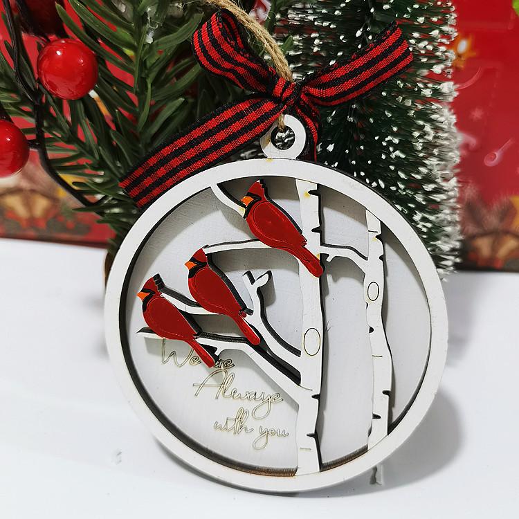 Christmas Hanging Ornament Memorial In The Heaven Loved Ones Xmas Tree Decoration Navidad Gifts