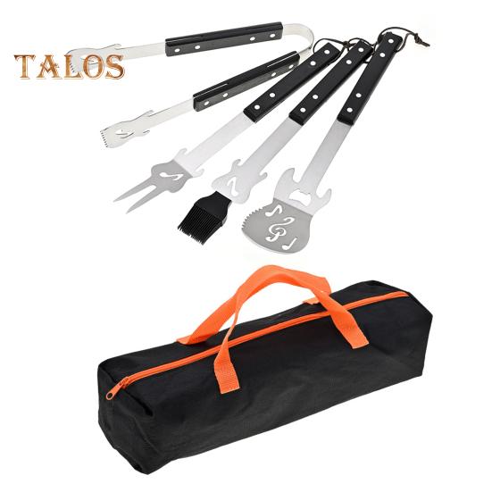 

Рождественский набор из 4 предметов: гитара для барбекю, принадлежности для гриля из нержавеющей стали, лопатка, щипцы, вилка, щетка, уникальный подарок музыканту для любителей музыки и барбекю Sets