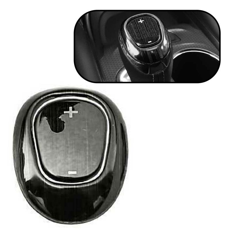 Black Titanium Car Shift Knob Head Cover Trim Kit Stainless Steel Fit for Chevrolet Malibu 2016 2017 2018 2019 2020