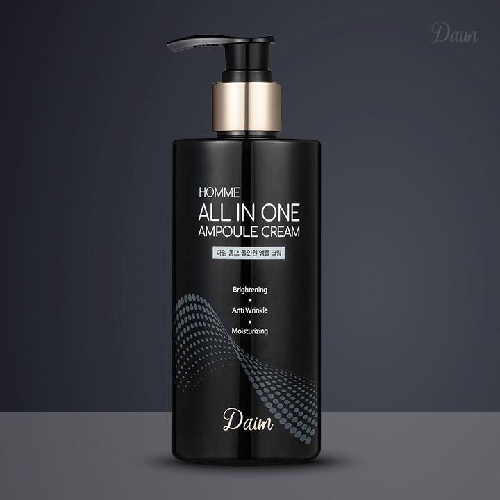 Daim Homme All-in-One Ampoule Cream 300ml— Moisturizing, Soothing & Firming Daily Skincare for Men