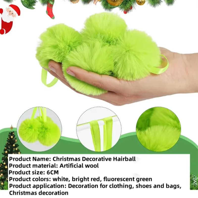 12/24Pcs Christmas Decoration 6cm Xmas Ball Christmas Tree Pendant Ornament for Home Decor Navidad New Year Gift 2026 Accessory