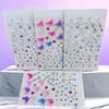 Colorful Butterfly Shell Face Decoration Diamond Sticker Nail Drill Gemstone Stickers Stage Eye Drill Stickers Pearl Sticke
