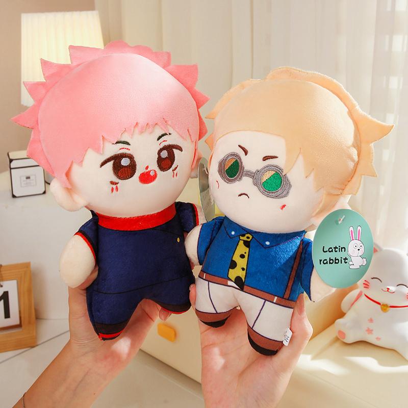 Anime Jujutsu Kaisen Plush Gojo Satoru Itadori Yuji Stuffed Doll Kawaii Anime Peripheral Toys Collection Gifts for Boyfriend