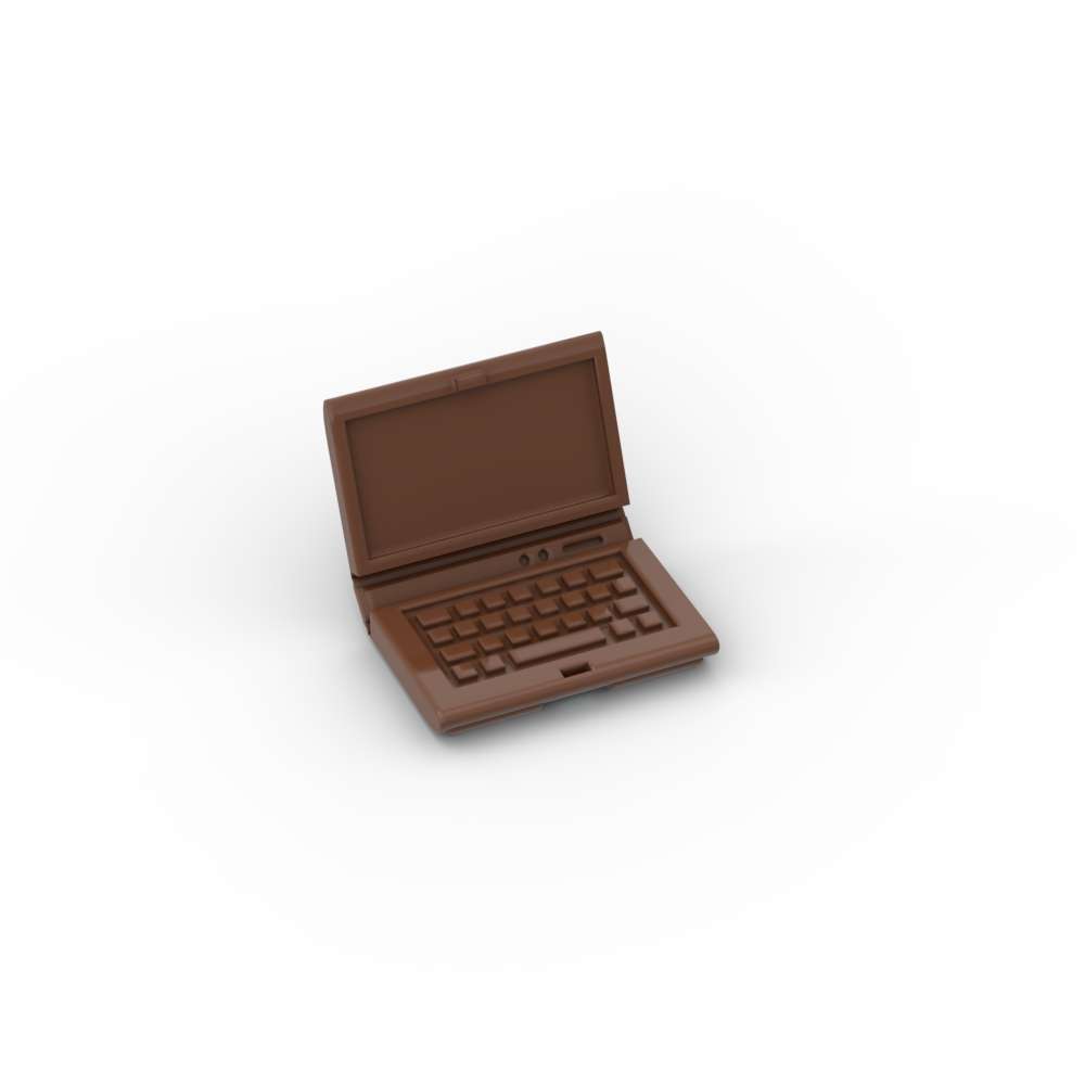 MOC 10PCS 62698 Utensil Computer Laptop Building Blocks Kit 18659 Desktop Props Bricks Particle Toys Children Birthday Kid Gift