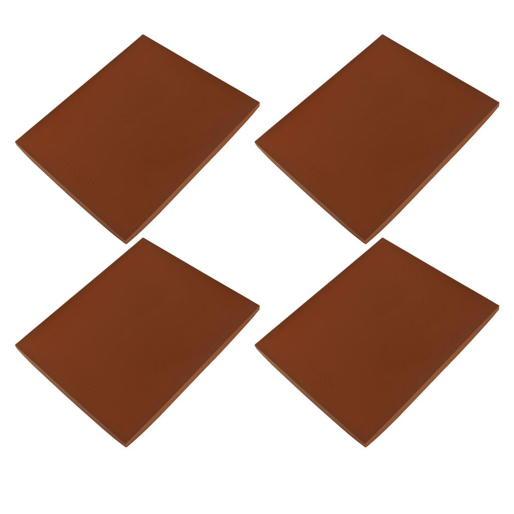 4Pcs Silicone Dehydrator Mats Food Grade High Temperature Resistance Prevent Sticking Fruit Dehydrator Trays with Edge