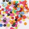 30/100 bunte gemischte Plastikknöpfe Heim-DIY Nähzubehör Bekleidungszubehör Materialien