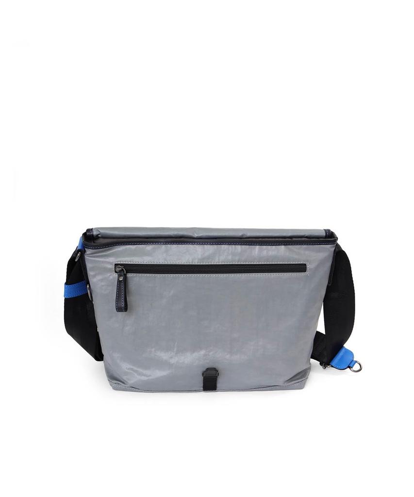 Lanvin en Bleu Heather Shoulder Gray Men's Bag,