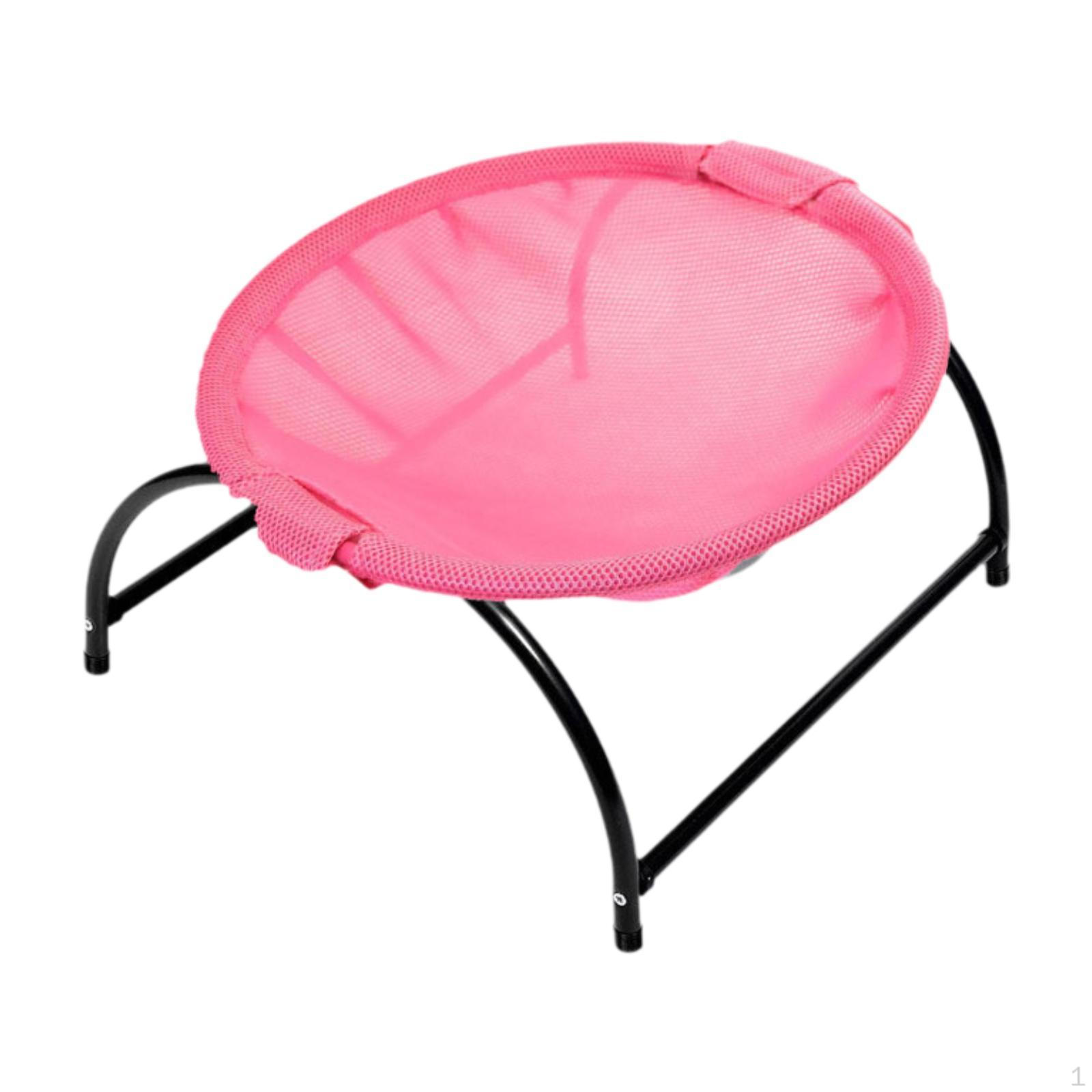 

Піднесене ліжко для кота, гамак, стійкий до подряпин, зручне ліжечко для сну рожевий