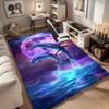 1pc. Magical Moonlit Dolphins Home Decor Rug Office Carpet Chair Mat Outdoor Gift