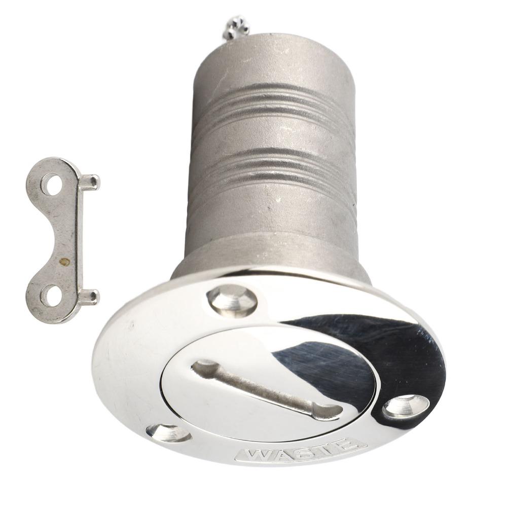 316 Stainless Steel Fuel Tank Filler Lockable Deck Filler Marine Deck Fill  Deck Installation