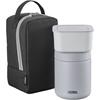 Thermos Vacuum Insulated Soup Lunch Set 400ml Black Gray JBY-801 BKGY