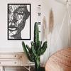 Woman Face Metal Wall Art, Unique Wall Decor, Metal Artwork, Modern Wall Decor, Metal Line Art, Abstract Wall Art, Modern Home Decor