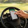 Easy to Install Steering Wheel Phone Mount Flip Up Design Golf Cart Accessory  For Golfers