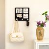 Wall-mounted Perpetual Calendar Ornaments Adjustable DIY Calendar with Hooks  Bedroom