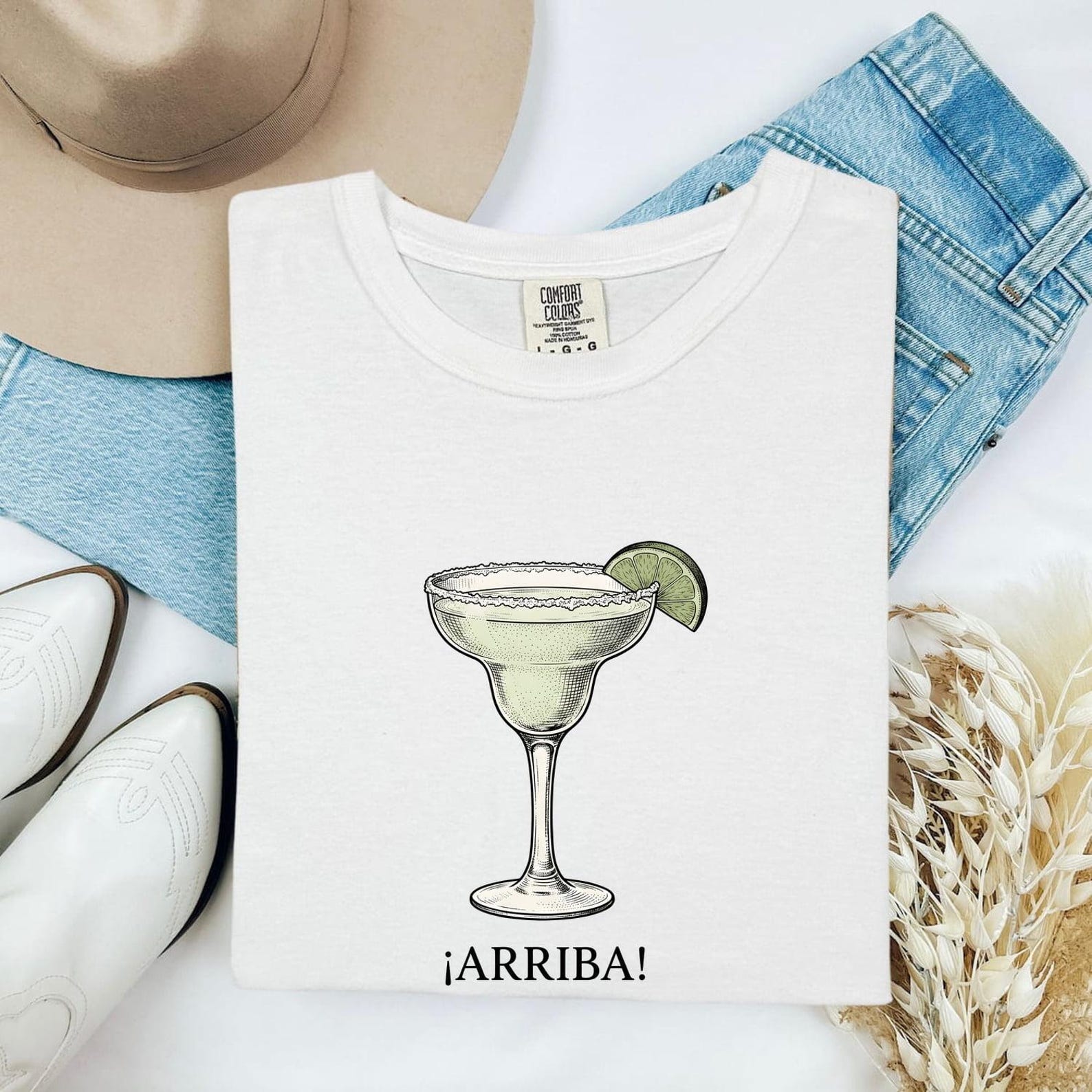 Margarita Glass Shirt Drinks Drink Gift Women Classic Tee Cocktail T-Shirt Cocktail Fan Cocktail Tshirt Cocktail Graphic Line Art Lime Slice S