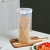 Bread Box With Lid Reusable Sandwich Bread Pasta Storage Box Clear Plastic Food Storage Container For Kitchen Organization