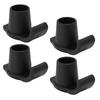 4pcs Walker Ski Glides Anti Slip Walker Glides for Seniors Mobility Aid Accessory Replacement