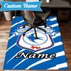 Custom Name Cardiff FC Crest Rug Game Carpet, Floor Mat for Bedroom Living Room Entryway Rug, Home Decor Idea Gift for Christmas Birthday