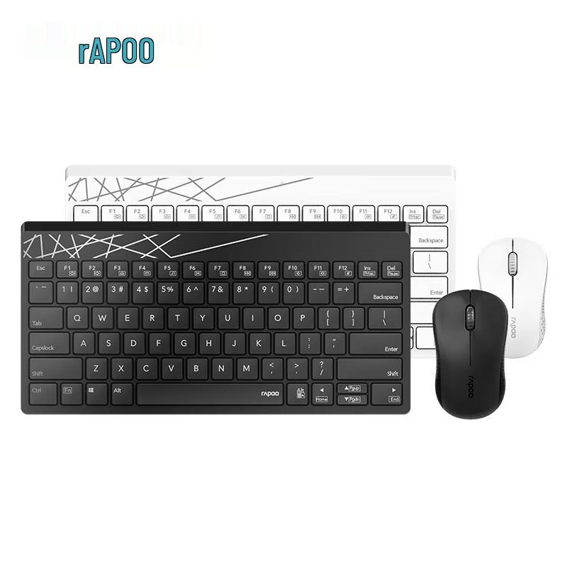 Rapoo 8000S Wireless Bluetooth Keyboard and Mouse Combo