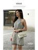 2025 Lambskin Camellia Diamond Quilted Coco Style Women's Crossbody Chain Bag