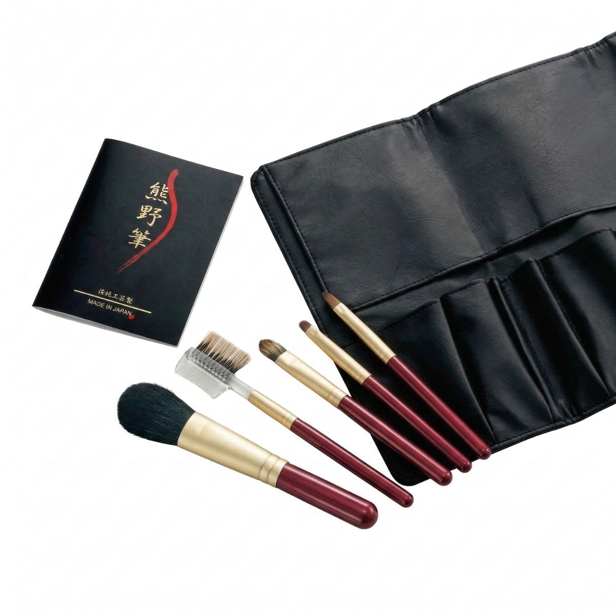 

Набір косметичних пензлів Kumano Brush, Fude Kokoro KFi-R105
