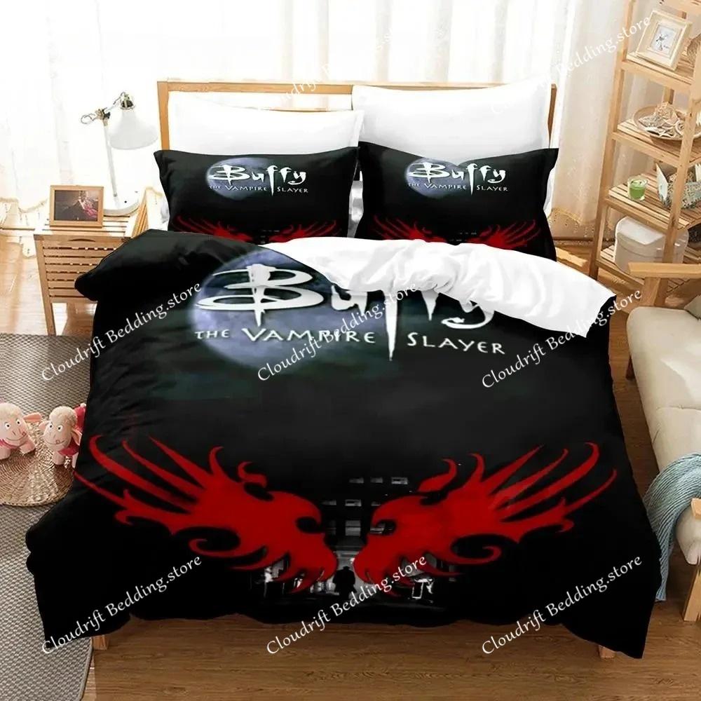 Buffy The Vampire Bettwäsche-Set Einzelbett Twin Full Queen King Size Bettwäsche-Set Aldult Jungen Schlafzimmer Bettbezug Set