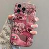 Rose Strawberry Bear Applies To Apple 16 Mobile Phone Case Iphone16 New Pro Cute 14 Cartoon Max Female 13 Cards