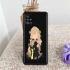 Genshin Impact Anime Funda Pro Samsung A51 A71 A12 A21s Pouzdro pro Galaxy A31 A32 A52 A02s A11 A72 A41 Matný měkký kryt telefonu