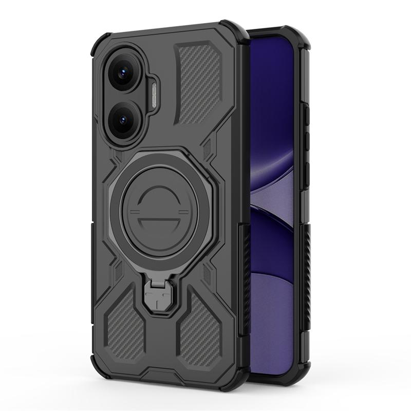 Magnetic Wireless Charge Cover For Xiaomi Poco F7 X7 Pro F7 Ultra Phone Holder Armor Case For Poco F7 Cover For Poco F7 Case