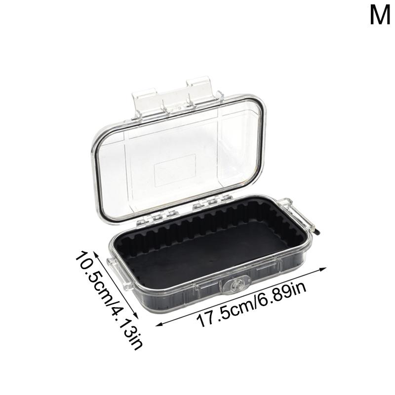 Portable Durable Abs Camping Box Shockproof Transparent Sealed Safety Equipment Storage Box Waterproof Dry Box Toolbox M