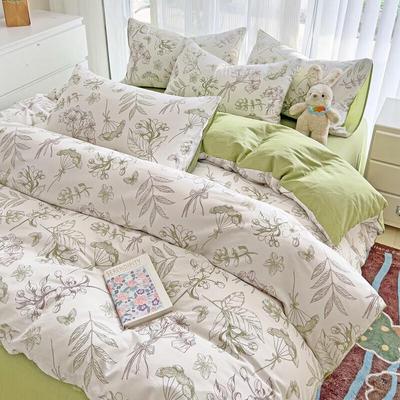 Lemeiya Long-Staple Cotton 4-Piece Bedding Set