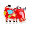 Cartoon Rhinestone Dairy Cow Brooch - Alloy Drip Oil Corsage Pin, Cute High-end Accessory