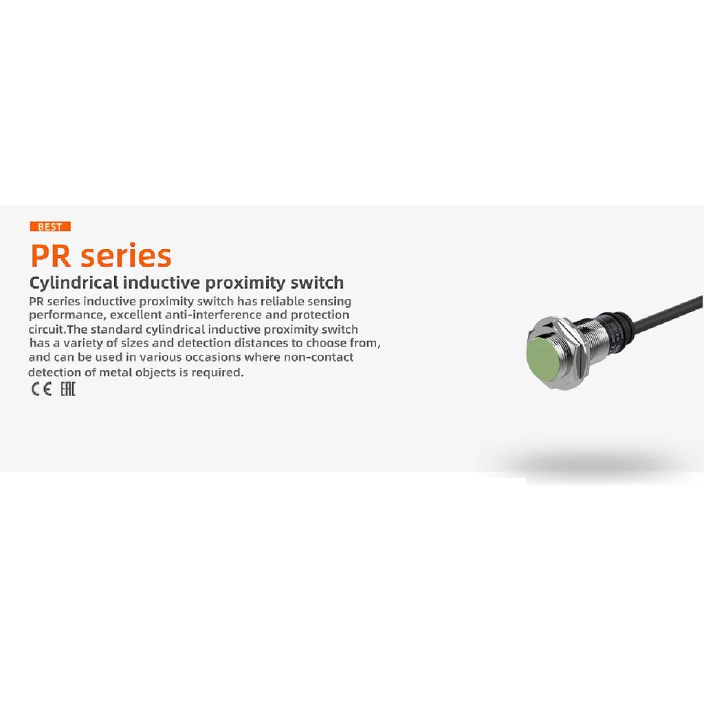 Proximity Switch Photoelectric Sensor M12 PR12-2DP PRT12-2DC PR12-2DP2 PR12-2AC PRT12-2DO PR12-2AO PR12-2DN PR12-2DN2  Flush Typ